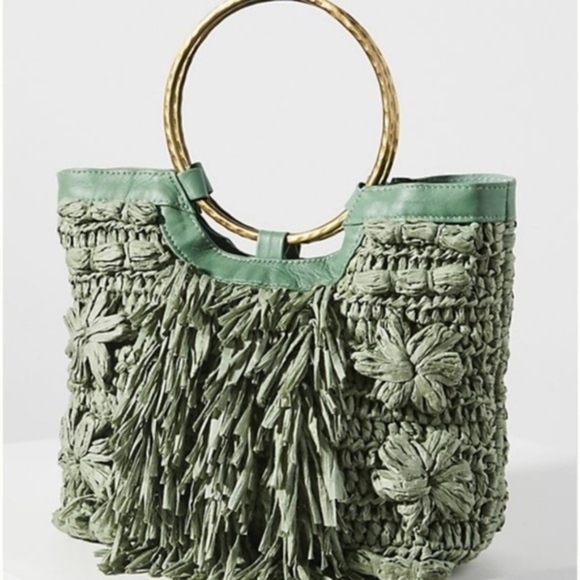 Anthropologie Handbags - NWOT Anthropologie Rosalie Sage Mini Tote